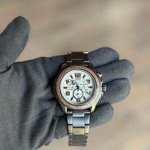 Citizen BRT Chronograph Charcoal Dial Men's Watch AT2278-58H